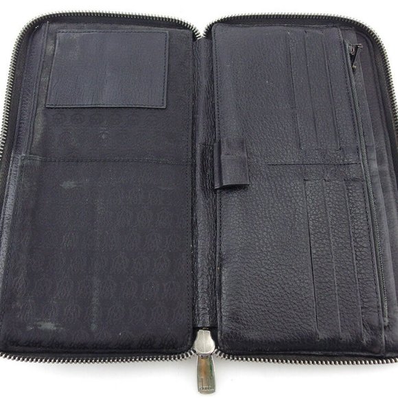 Dunhill wallet canvas �~ leather Authentic used - Picture 6 of 8